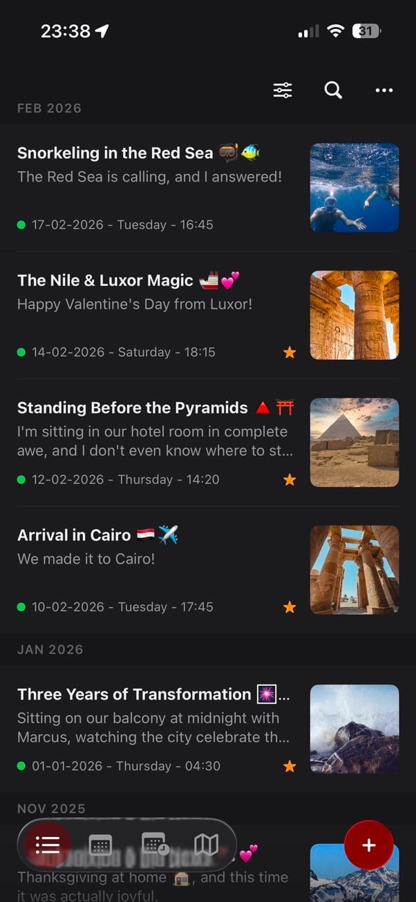 The Log dark theme